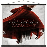 Csillagok háborúja: Az utolsó Jedi-Red Ray fali poszter Nyomócsapokkal, 22.375 34