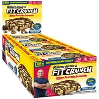 Fit Crunch Brownie, süti tészta, 15 g fehérje, CT