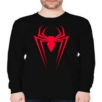 Marvel Spider-Man férfi és nagy férfi hosszú ujjú grafikus póló, S-3XL méretű