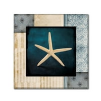 A LightBoxJournal védjegye képzőművészet 'Blue Sea Starfish' vászon művészete