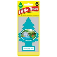 Kis Fák Légfrissítő Rainforest Mist Illat 6-Csomag