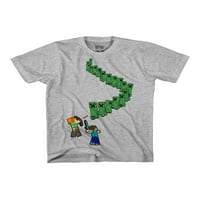 Minecraft Boys rövid ujjú póló, 4-18 méret