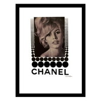 Brigitte Bardot Designer divatkeretes nyomtatás