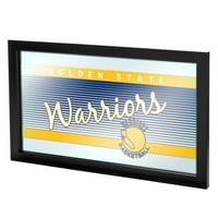 Védjegy Gameroom Arany Állami Warriors Hardwood Classics NBA Logo Mirror