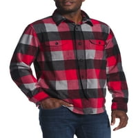Chaps férfi hosszú ujjú mikrofleece kockás ing