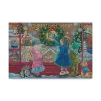 Védjegy Képzőművészet „Karácsonyi áldások” vászon művészete: Tricia Reilly-Matthews