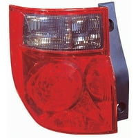 Új CAPA Certified Standard csere vezetőoldali hátsó lámpa lencse és ház, illik 2003-Honda Element