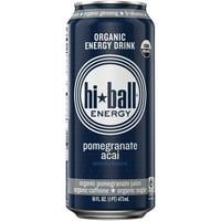 Hibal Energy tanúsított szerves energiaital, gránátalma Acai, fl. oz. Lehet