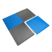 EVA nagy sűrűségű hab reverzibilis 4-darabból 13. négyzetméter .50 hüvelyk vastag puzzle edzés szőnyeg, szürke kék