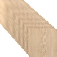 Ekena Millwork 3 4 W 3 4 H 1 4 T Wood Hobby Boards, piros tölgy