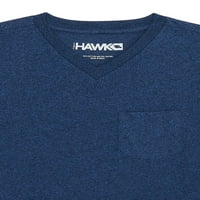Tony Hawk Boys hosszú ujjú V-nyakú zseb póló, 3-csomag, méret 4-16