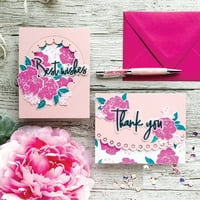 Pinkfresh Studio Tiszta Bélyegző Készlet 6 X8 - Hímzett Virágok