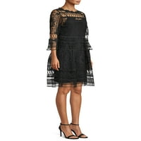 Sui írta: Anna Sui női szerető csipke ruhája fekete csúszással