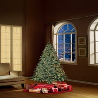 Ünnepi idő elősegítő mini tiszta fények, Madison fenyő mesterséges karácsonyfa, 6,5 '