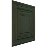 Ekena Millwork 5 8 W 5 8 H Több Endurawall dekoratív 3D -s fali panel, Ultracover Satin Hunt Club Green