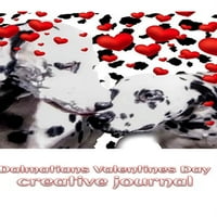 Dalmaták Valentin-nap kreatív üres folyóirat: dalmaták Valentin-nap kreatív üres folyóirat