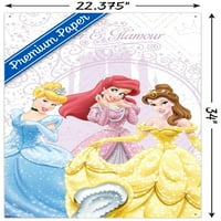 Disney Princess-Glitter és Glamour fali poszter Push csapokkal, 22.375 34