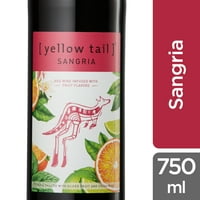 Sárga farok vörös sangria vörösbor, Ausztrália, ML üveg, adagok
