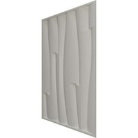 5 8 W 5 8 H téglahullám endurawall dekoratív 3D -s fali panel, univerzális gyöngy fémes tengeri köd