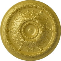28 OD 3 4 P Stockport mennyezeti medál, kézzel festett gazdag arany