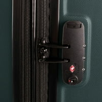 Yukon 3 darabos TSA kibővíthető fonó poggyászkészlet, zöld