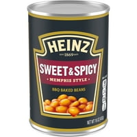 Heinz memphis stílusú édes és fűszeres BBQ sült bab, oz doboz