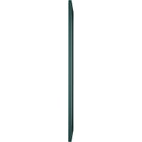 Ekena Millwork 15 W 64 H True Fit PVC Egyetlen Panel Herringbone Modern Style rögzített redőnyök, termálzöld