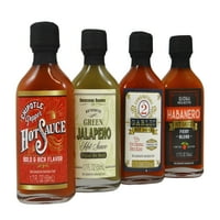 A Culinary Pepper Co. korlátozott kiadású Hot Sauce ajándékkészlet, 6. FL OZ, CT