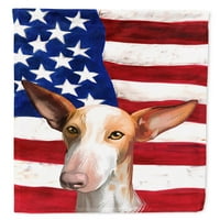 Caroline kincsei Podenco Canario kutya amerikai zászló kerti zászló