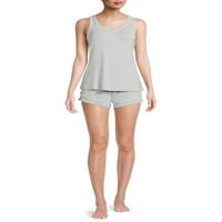 Sealy Sleepwear női CAMI felső és rövidnadrág, 2 darab