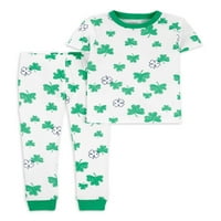 Carter gyermekem gyermeke és kisgyermekem Unise St. Patrick napi pizsama szett, 2 darab, méretek 12 m-5t