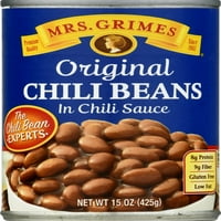 Mrs. Grimes eredeti stílusú chili bab chili szószban, oz
