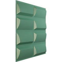 Ekena Millwork 5 8 W 5 8 H Robin endurawall dekoratív 3D -s fali panel, univerzális gyöngy metál tengeri köd