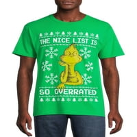 Grinch férfi karácsonyi szép lista póló