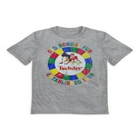 Monopólium és Twister Boys grafikus pólók, 2-csomag, méret 4-18