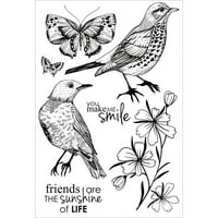 Kaisercraft Fly Free Clear Stamps 6.25inx4in