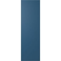 Ekena Millwork 12 W 44 H True Fit PVC átlós léc modern stílusú rögzített redőnyök, Kék Kék