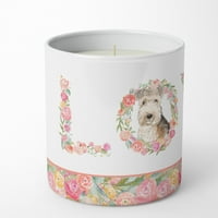 Lakeland Terrier szerelem oz dekoratív szója gyertya