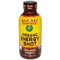 Guayaki Yerba Mate Mate Chocolate Raspberry Organic Energy Schite étrend -kiegészítő, FL OZ