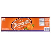 Nagyszerű Orangette Orange Soda Pop, FL oz, kannák