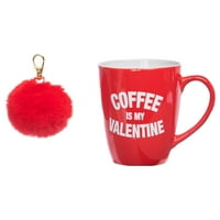 Módja annak, hogy megünnepeljük a Valentin -napi bögre ajándékkészletet: A kávé a Valentinom